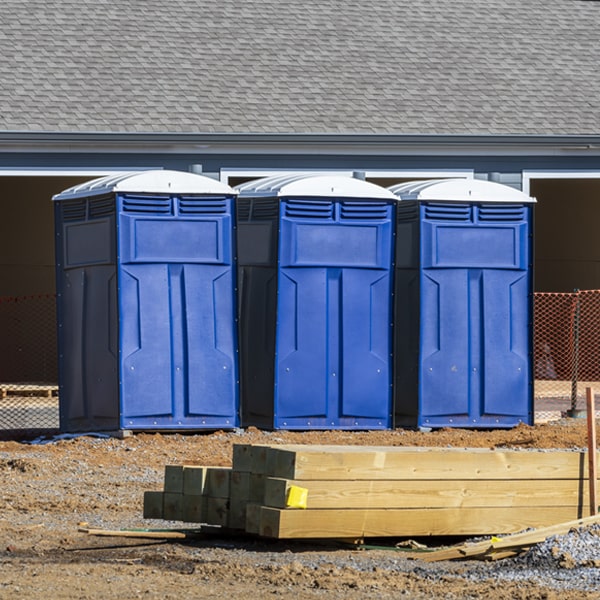 are there any restrictions on what items can be disposed of in the porta potties in Vandenbroek WI